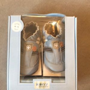 EUC in Box: Robeez Softsole leather baby shoes